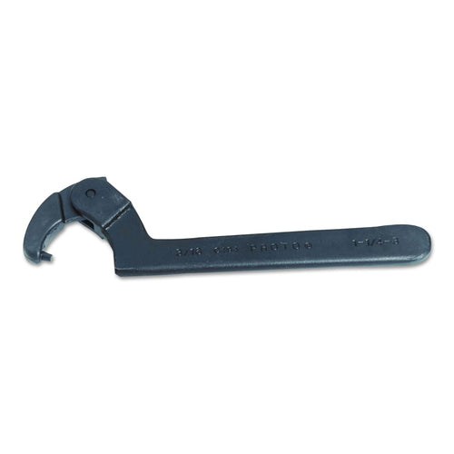 Adjustable Pin Spanner Wrenches, 3 in Opening, 0.188 in Pin, Steel, 8 1/8 in