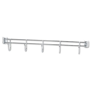 BAR,W/5 HOOKS 24" SR 2/PK