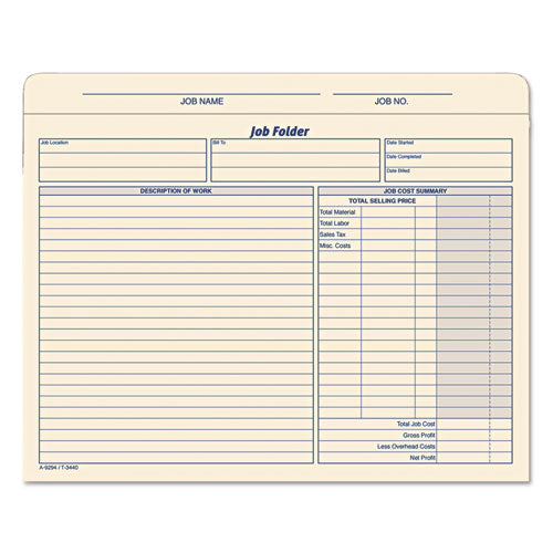 FOLDER,JOB,JACKET,20/PK