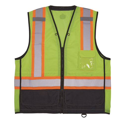 VEST,8251HDZBK LIME 2XL/3
