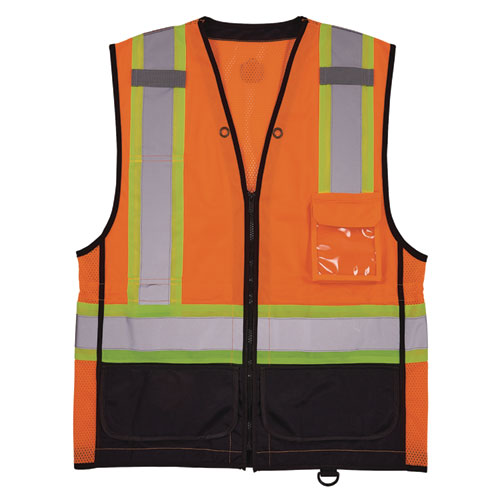 VEST,8251HDZBK ORANGE S/M