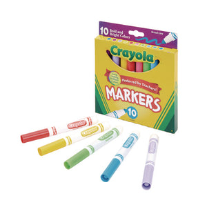 MARKER,BROAD,10PK,AST