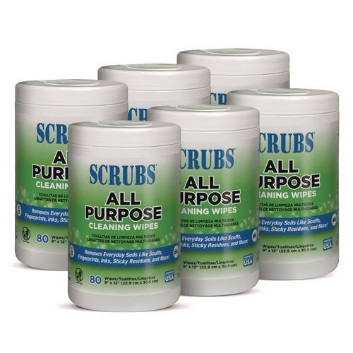 WIPES,ALLPURP CLNG,6-80CT