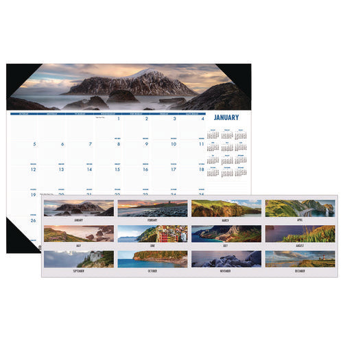 DESK PAD,COMPCT,COASTLINE