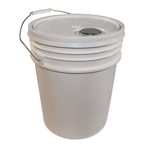 BUCKET,5 GAL W/LID,WH