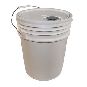 BUCKET,5 GAL W/LID,WH
