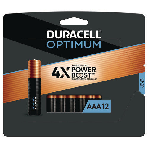 BATTERY,OPTIMUM,AAA,12/PK