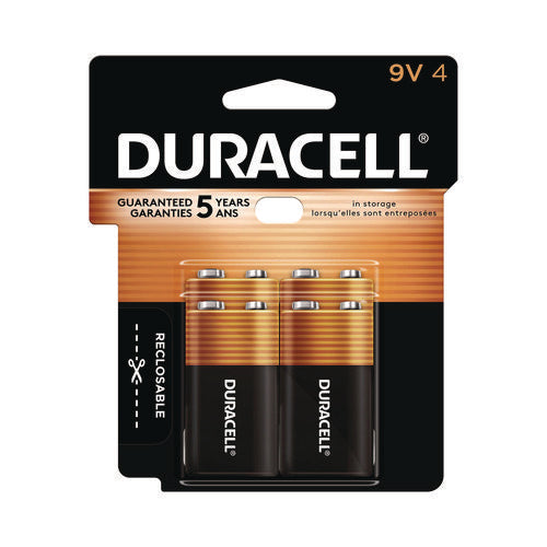 BATTERY,9 VOLT 4/PK