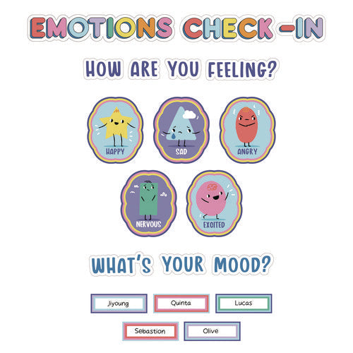 BOARD,EMOTIONS CHECK-IN
