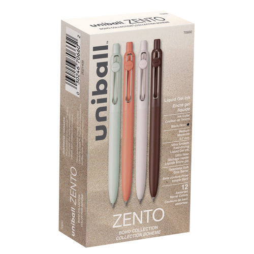 PEN,ZENTO 0.7 BOHO DZ,BK