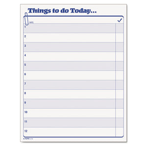 PAD,THINGS TO DO,8.5X11