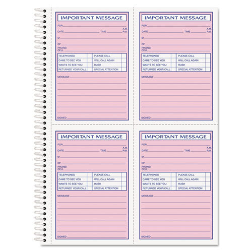 BOOK,PHONE REC,NCR,8.5X11