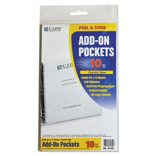 POCKET,FILING,ADHSV,10/PK