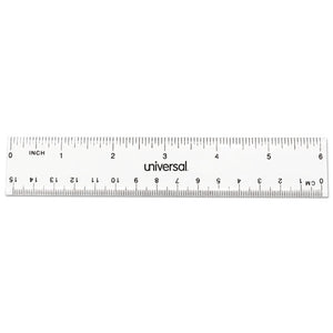 RULER,6",CLEAR,2/PK,CLR