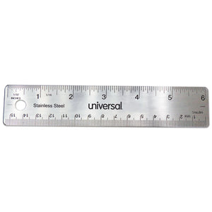 RULER,6",STAINLESS,SS