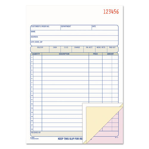 BOOK,SLS/ORDR,3PT,50/ST