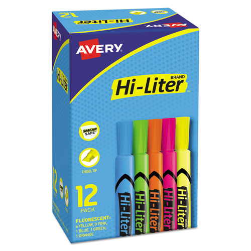HILIGHTER,DSK,12/PK,FLAST