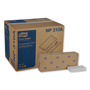 NAPKIN,DNNR1/8FLD,2PLY,WH