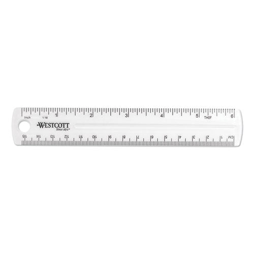 RULER,PLASTIC,SHATTRPRF6
