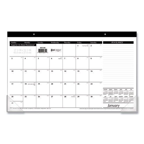 CALENDAR,WRKSTN DSK PD,BK