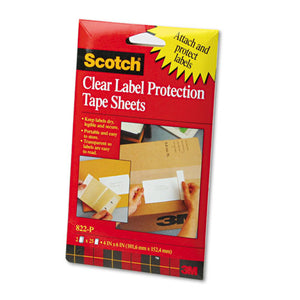 TAPE,LABELPROTC,4X6,CLR