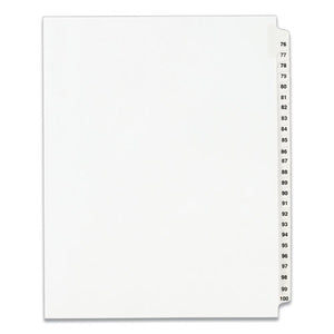 INDEX,LTR,1/25#-76-100WHT