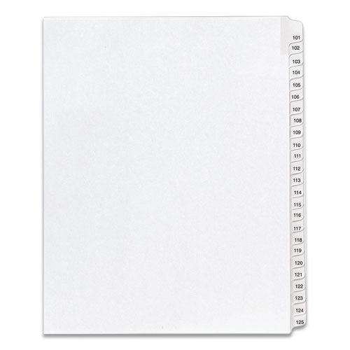 INDEX,ALLSTATE 101-125WHT