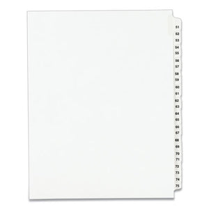 INDEX,LTR,1/25#-51-75,WHT