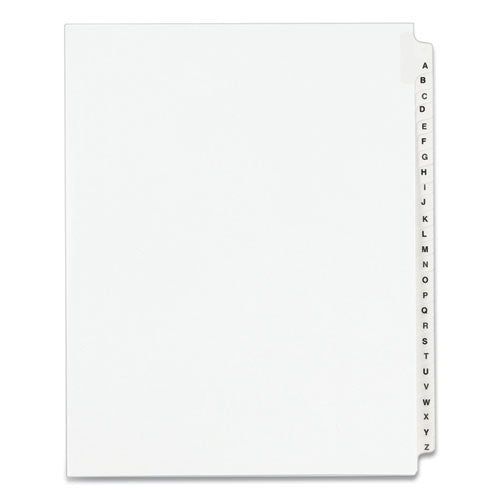 INDEX,LTR,SIDE TAB A-ZWHT