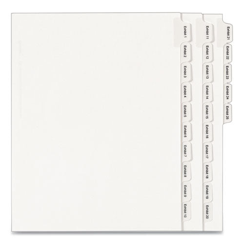 INDEX,LTR,1/10 EX 1-25 25