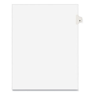 TAB,SIDE,LTR,TAB D,25/PK