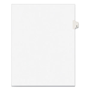INDEX,LTR,SIDE6,25/PK,WHT