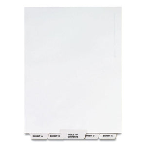DIVIDER,LGL BT TB,A-Z,WHT
