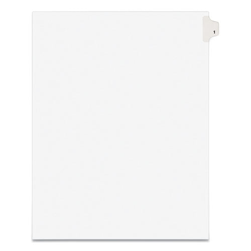 INDEX,LTR,SIDE1,25/PK,WHT