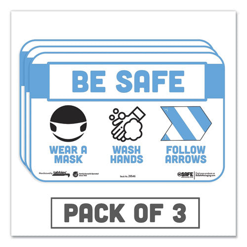SIGN,BESAFE WEAR MASK,WH