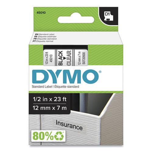 TAPE,CARTRIDGE,1/2,BK/CLR