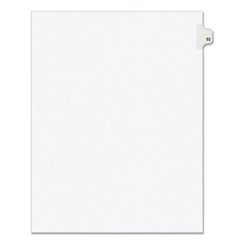 INDEX,SD,LTR,WHT,52,25/PK