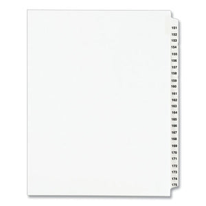 INDEX,SIDE TAB 151-175WHT