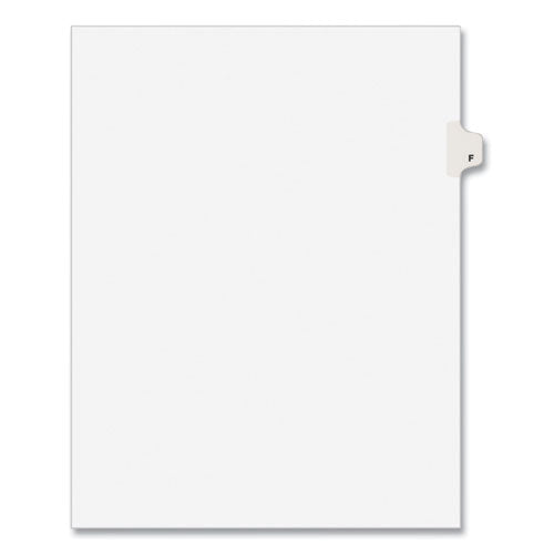 TAB,SIDE,LTR,TAB F,25/PK