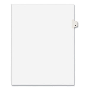 TAB,SIDE,LTR,TAB F,25/PK