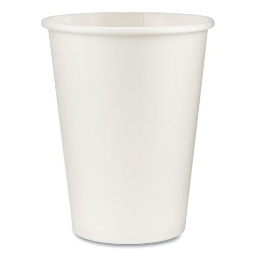 These paper hot cups are durable with a polylined coating that keeps ...