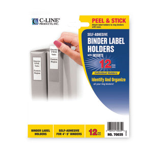 HOLDER,BNDR LBL4-5'',12PK
