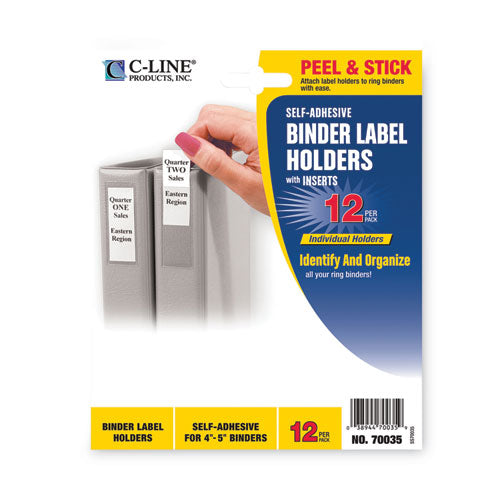 HOLDER,BNDR LBL4-5'',12PK