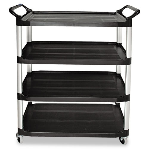 CART,OPEN, 4 SHELF,BK