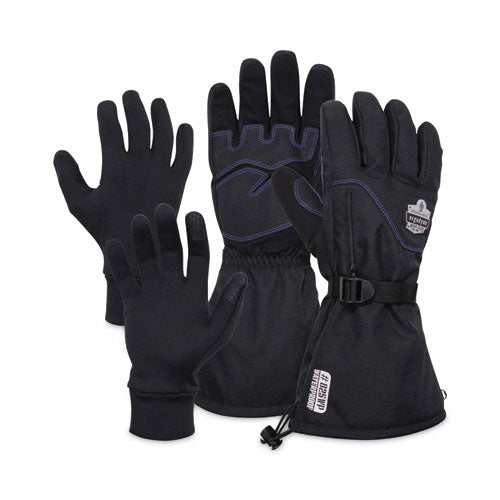 Winter work gloves with dual-zone 3M Thinsulate™ insulation and glove ...