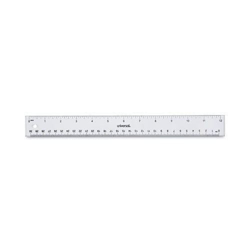 RULER,ACRYLIC,CLR,12