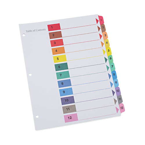 INDEX,LTR,12TB,6/PK,WE