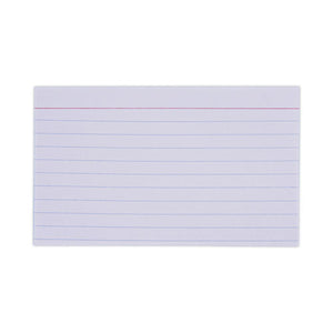 CARD,INDEX,RULED,3X5,WE