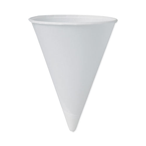 CUP,CONICAL,RLD RIM,4OZ
