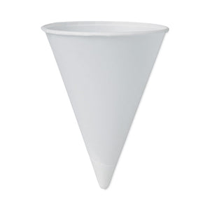 CUP,CONICAL,RLD RIM,4OZ